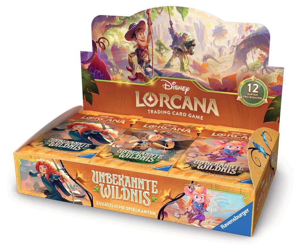 Disney Lorcana: Unbekannte Wildnis – Booster Display (24 Booster)