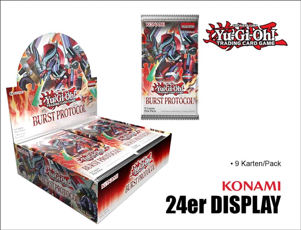 Yu-Gi-Oh! Burst Protocol Booster-Display (24 Booster) – 1. Auflage, Deutsch