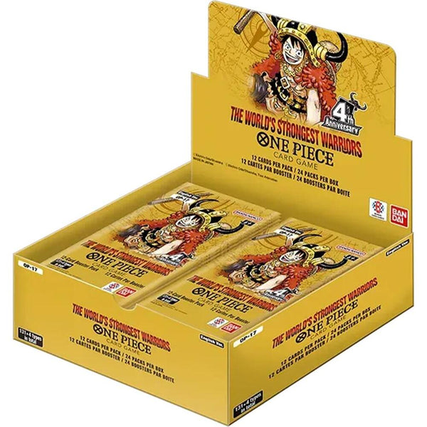 One Piece Card Game: The World's Strongest Warriors [OP-17] Booster Display (24 Booster, Englisch)