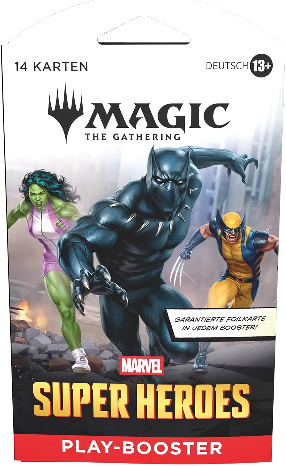Magic: The Gathering | Marvel Super Heroes Play-Booster-Display | Sammelkartenspiel (Deutsche Version)