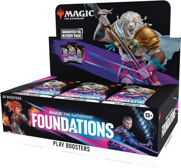 Magic: The Gathering Grundstein Play-Booster-Display – 36 Booster (504 Magic-Karten) (Englische Version)