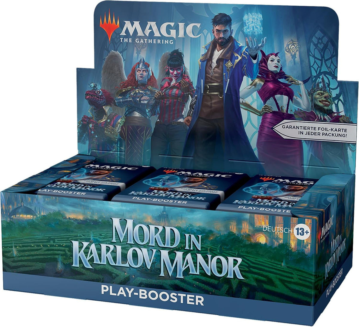 Magic: The Gathering – Mord in Karlov Manor Play-Booster-Display – 36 Booster (504 Magic-Karten) (deutsche Version)