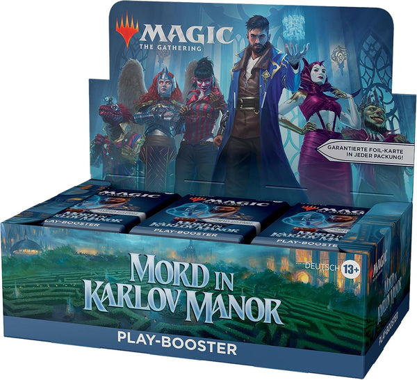 Magic: The Gathering – Mord in Karlov Manor Play-Booster-Display – 36 Booster (504 Magic-Karten) (deutsche Version)
