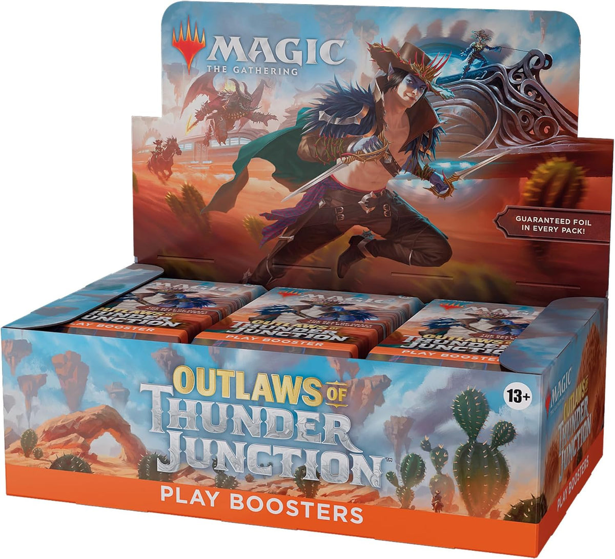 Magic: The Gathering – Outlaws von Thunder Junction Play-Booster-Display – 36 Booster (504 Magic-Karten) (English Version)
