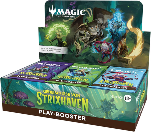 Magic: The Gathering Geheimnisse von Strixhaven – Play-Booster-Display (Deutsche Version)