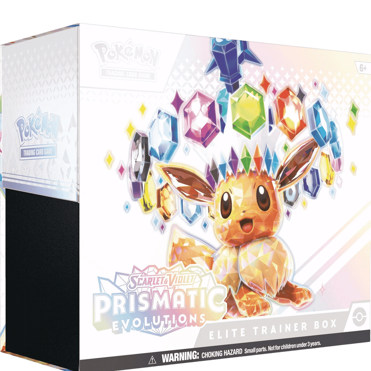 Pokémon-Sammelkartenspiel: Top-Trainer-Box Karmesin & Purpur – Prismatische Entwicklungen