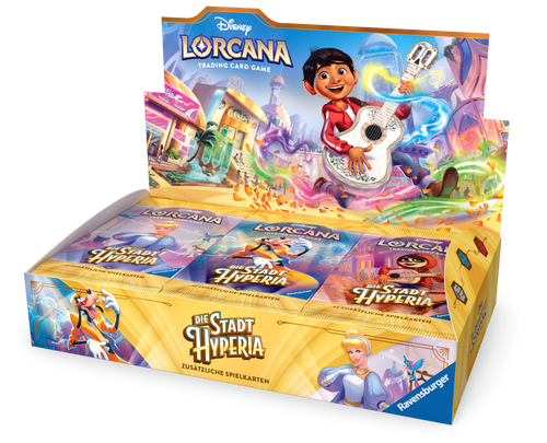 Disney Lorcana: Die Stadt Hyperia – Booster Case (4 Displays) – Vorbestellung