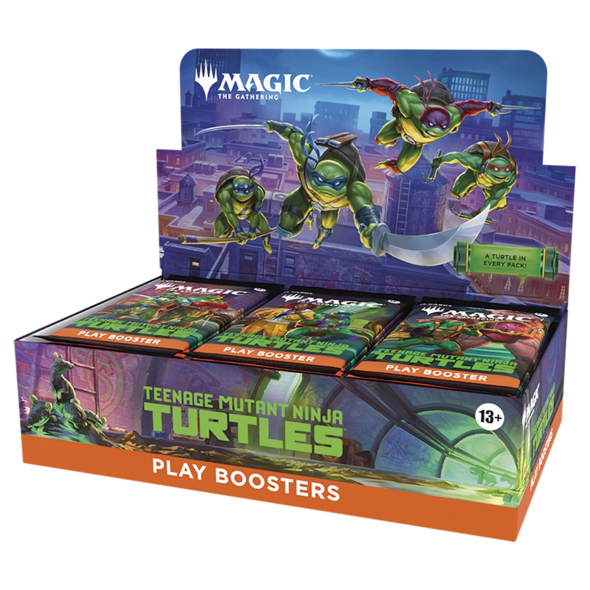 Magic: The Gathering – Teenage Mutant Ninja Turtles Play-Booster-Display (30 Play-Booster), englisch