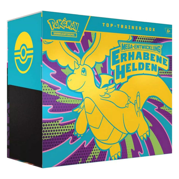 Pokémon Mega-Entwicklung – Erhabene Helden Top-Trainer-Box Case (10 Boxen)