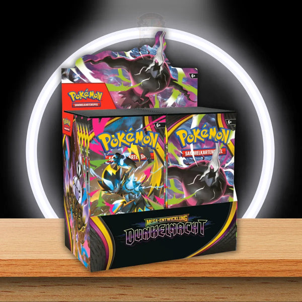 Pokémon Mega-Entwicklung – Dunkelnacht Display-Case (6 Booster-Displays à 36 Booster)