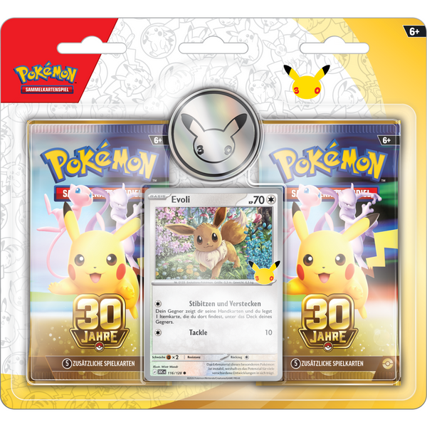 Pokémon 30 Jahre 2er-Pack-Blister (Evoli)