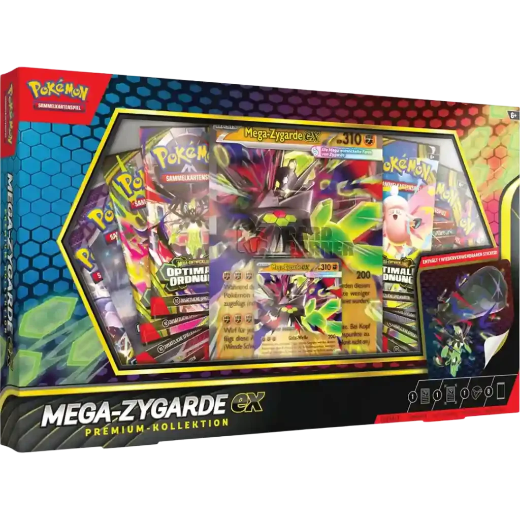 Pokémon-Sammelkartenspiel: Mega-Zygarde-ex Premium-Kollektion