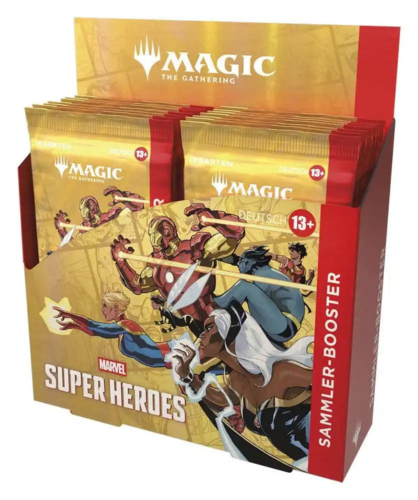 Magic: The Gathering – Marvel Super Heroes Sammler-Booster-Display (12 Booster)