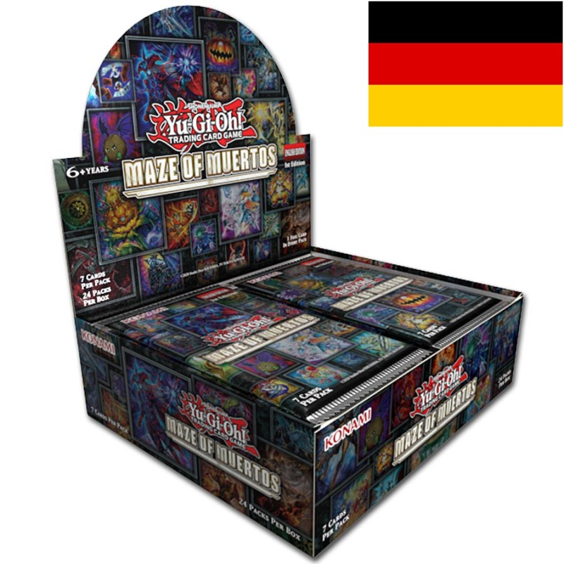 Yu-Gi-Oh! Maze of Muertos Booster-Display (24 Booster) – 1. Auflage, Deutsch