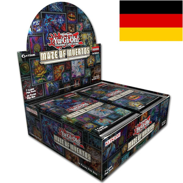 Yu-Gi-Oh! Maze of Muertos Booster-Display (24 Booster) – 1. Auflage, Deutsch